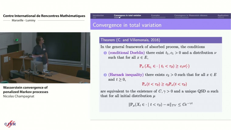 Wasserstein convergence of penalized Markov processes