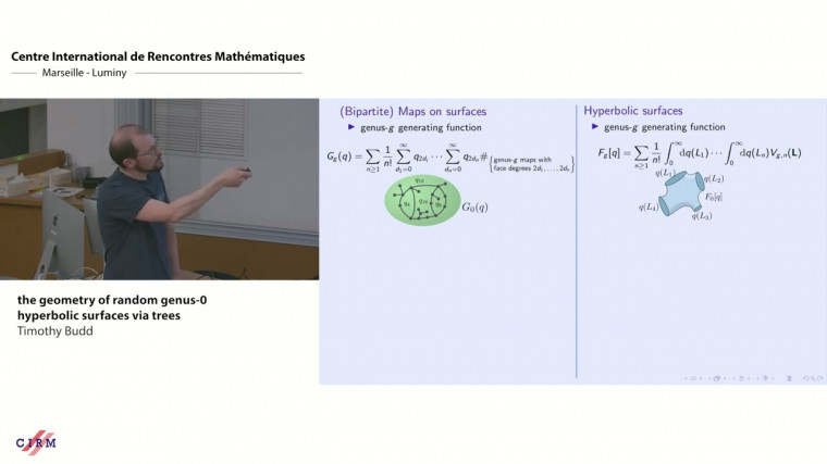 The geometry of random genus-0 hyperbolic surfaces via trees