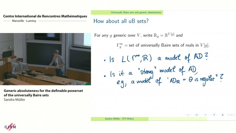 Generic absoluteness for the definable powerset of the universally Baire sets