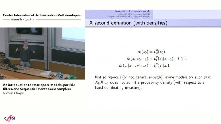 An introduction to state-space models, particle filters, and Sequential Monte Carlo samplers - Part 1