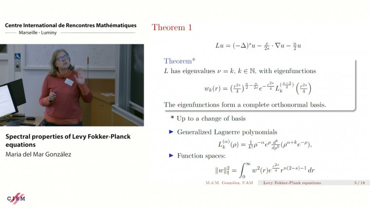 Spectral properties of Levy Fokker-Planck equations