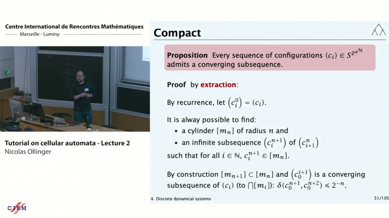 Tutorial on cellular automata - lecture 2