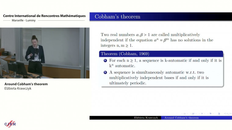 Around Cobham's theorem