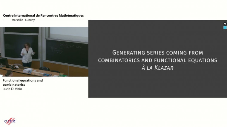 Functional equations and combinatorics