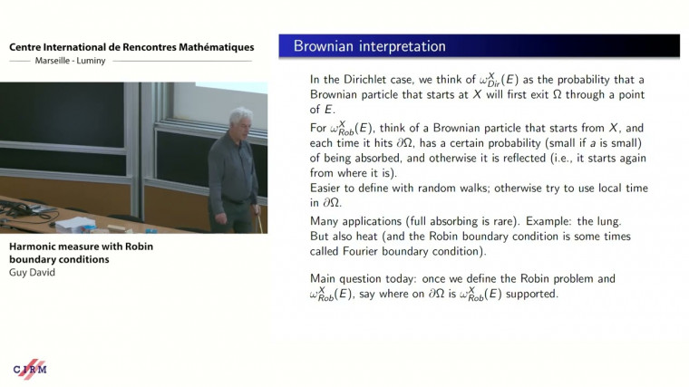 Harmonic measure with Robin boundary conditions