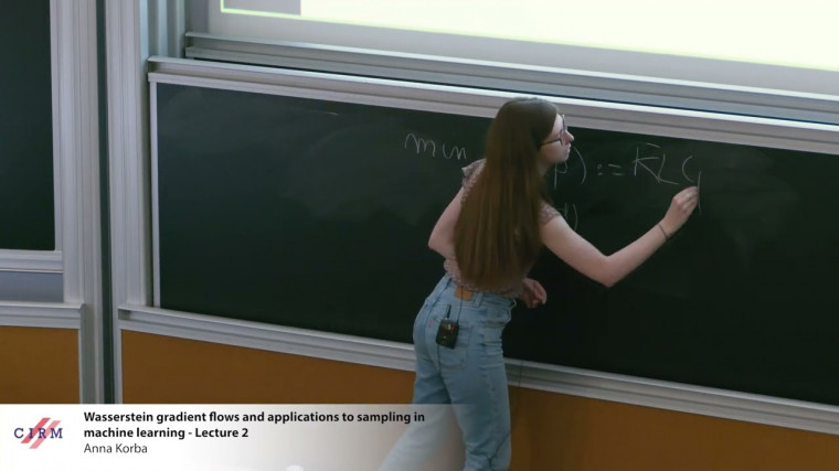 Wasserstein gradient flows and applications to sampling in machine learning - lecture 2