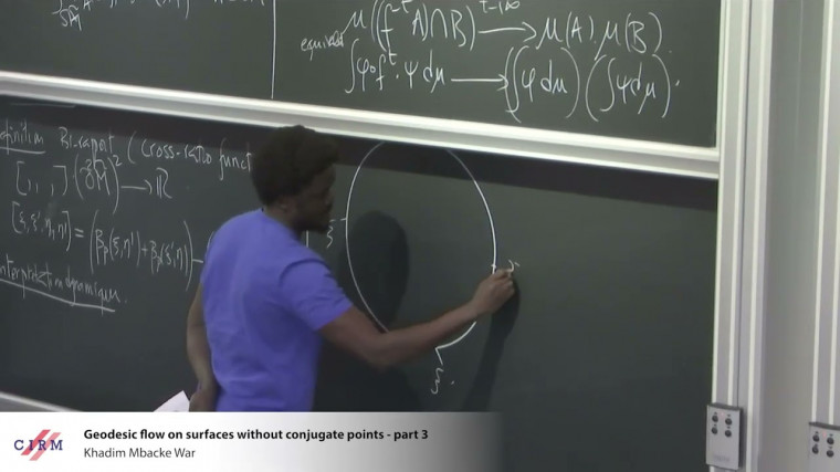Geodesic flow on surfaces without conjugate points - part 3