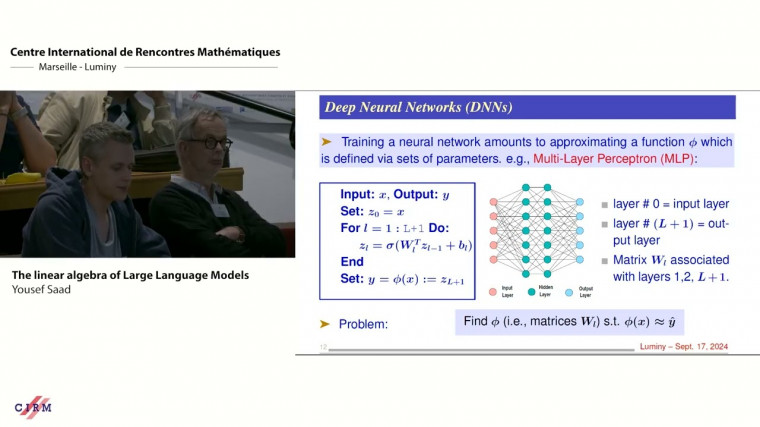 The linear algebra of Large Language Models