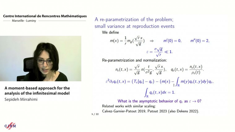 A moment-based approach for the analysis of the infinitesimal model