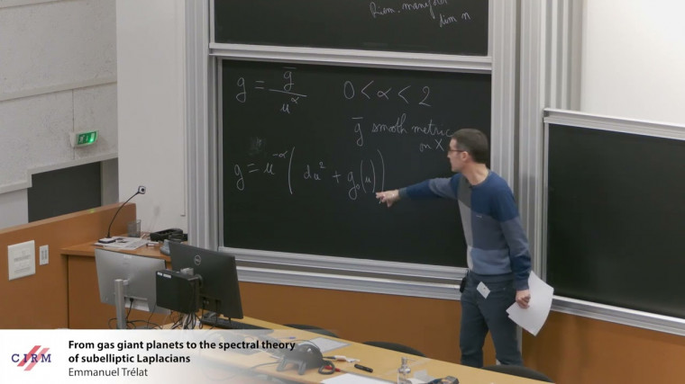From gas giant planets to the spectral theory of subelliptic Laplacians