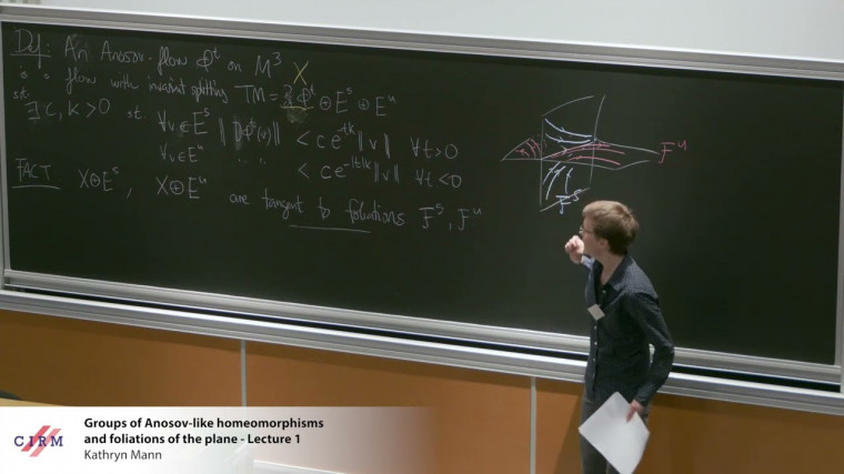 Groups of Anosov-like homeomorphisms and foliations of the plane - lecture 1