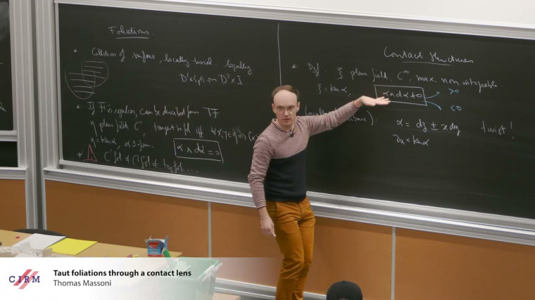 Taut foliations through a contact lens