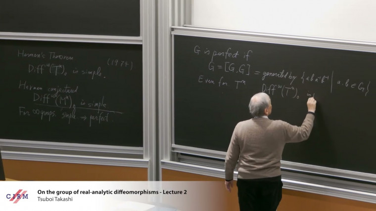 On the group of real-analytic diffeomorphisms - Lecture 2