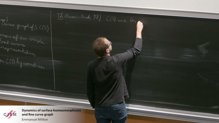 Dynamics of surface homeomorphisms and fine curve graph