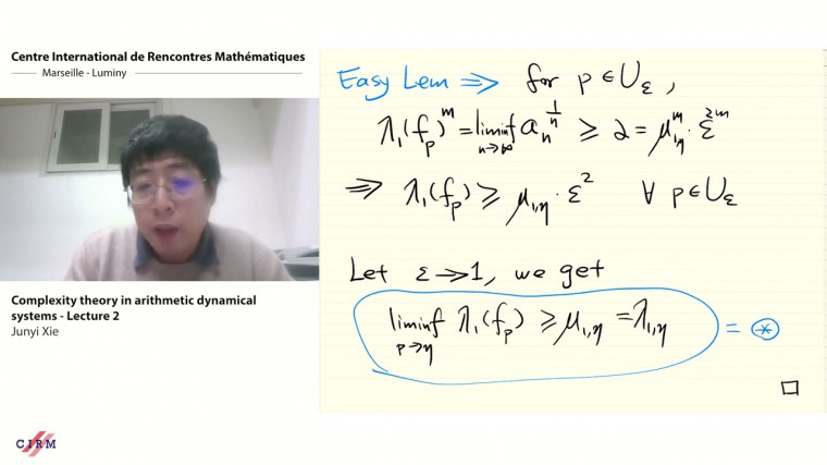 Complexity theory in arithmetic dynamical systems - Lecture 2