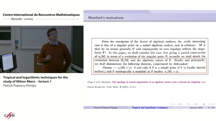 Tropical and logarithmic techniques for the study of Milnor fibers - Lecture 1
