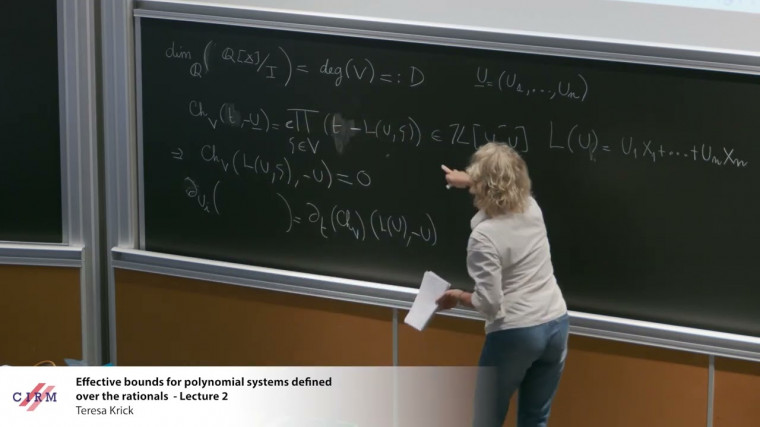 Effective bounds for polynomial systems defined over the rationals - lecture 2