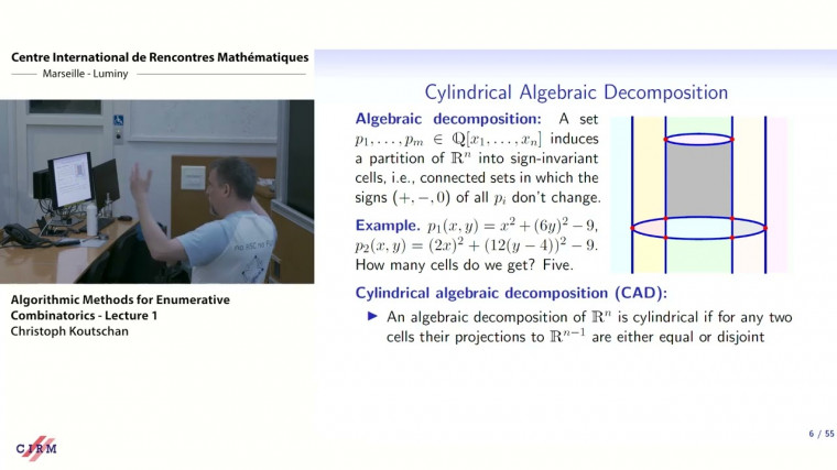 Algorithmic methods for enumerative combinatorics -  lecture 1
