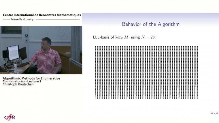 Algorithmic methods for enumerative combinatorics - lecture 2