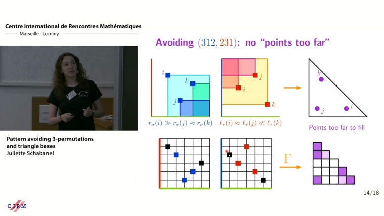 Pattern avoiding 3-permutations and triangle bases 