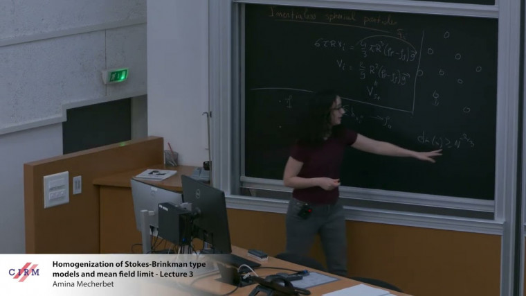 Homogenization of Stokes-Brinkman type models and mean field limit - lecture 3