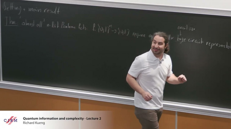 Quantum information and complexity - Lecture 2