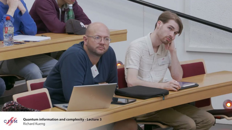Quantum information and complexity - Lecture 3