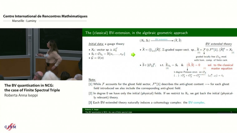 The BV quantisation in NCG: the case of finite spectral triple