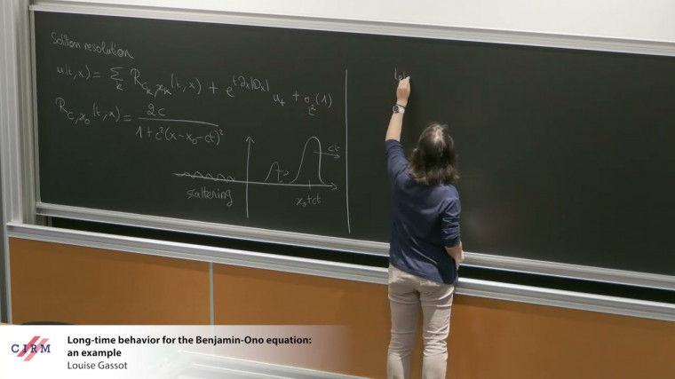 Long-time behavior for the Benjamin-Ono equation: an example