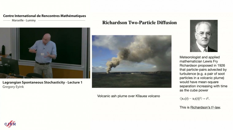 Lagrangian spontaneous stochasticity - lecture 1