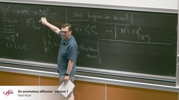 On anomalous diffusion Lecture 1