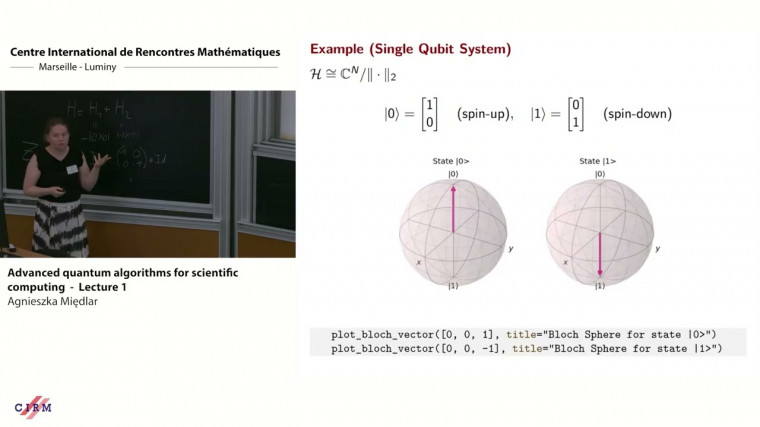 Advanced quantum algorithms for scientific computing - lecture 1