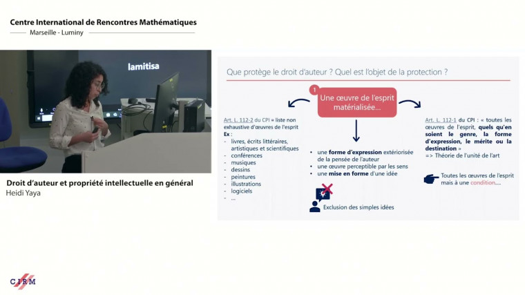 Droit d'auteur et propriété intellectuelle en général