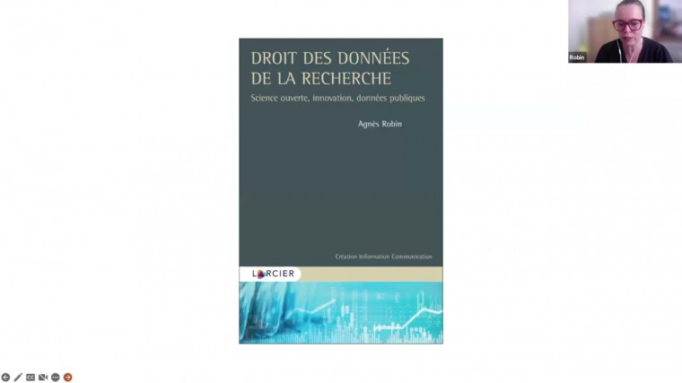 Science ouverte, innovation, données publiques droit applicable aux données de la recherche