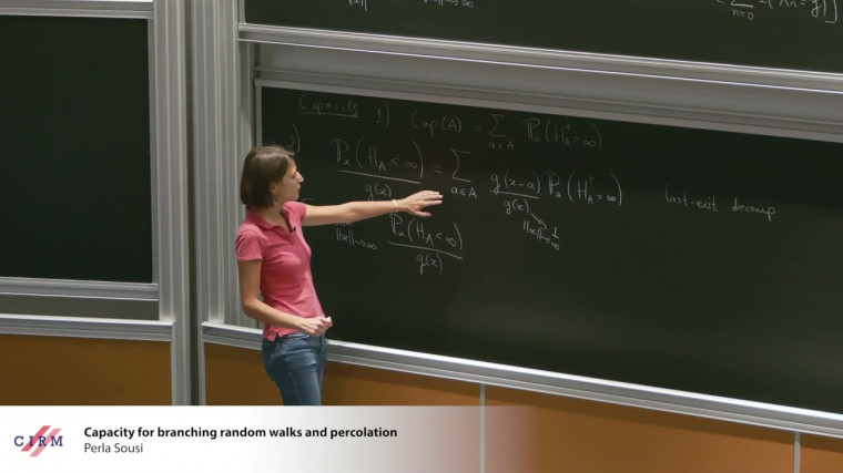 Capacity for branching random walks and percolation