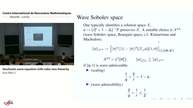 Stochastic wave equation with cubic non-linearity