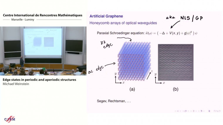Edge states in periodic and aperiodic structures