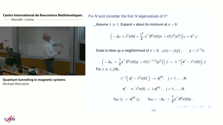 Quantum tunneling in magnetic systems