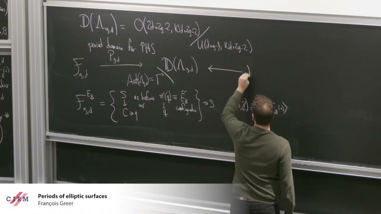 Periods of elliptic surfaces