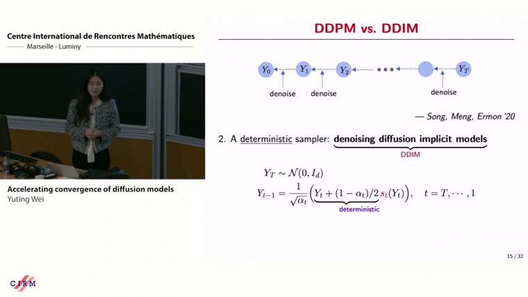 Accelerating convergence of diffusion models