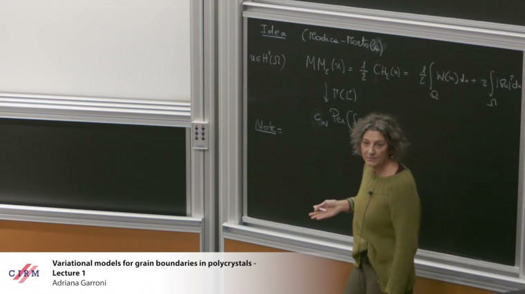 Variational models for grain boundaries in polycrystals - Lecture 1