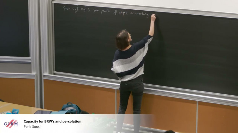 Capacity for BRW's and percolation