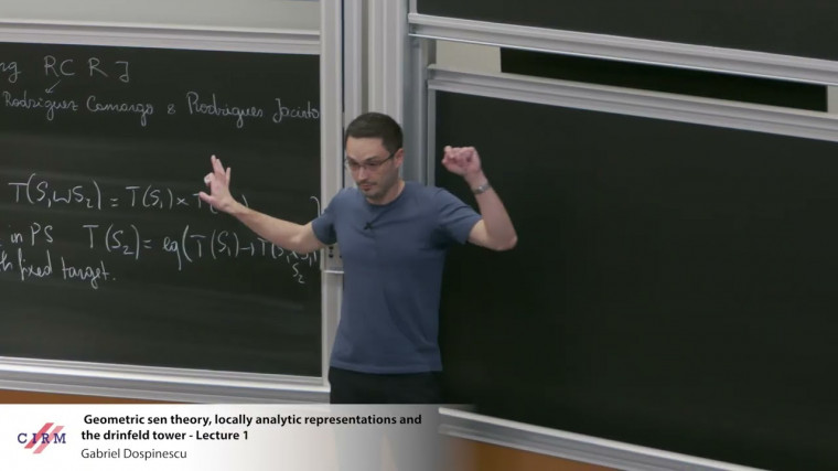 Geometric sen theory, locally analytic representations and the drinfeld tower - lecture 1