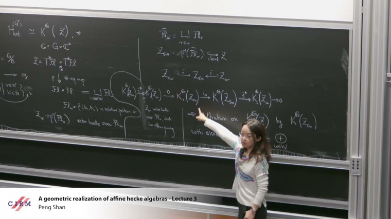 A geometric realization of affine hecke algebras - lecture 3
