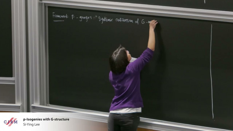 p-isogenies with G-structure