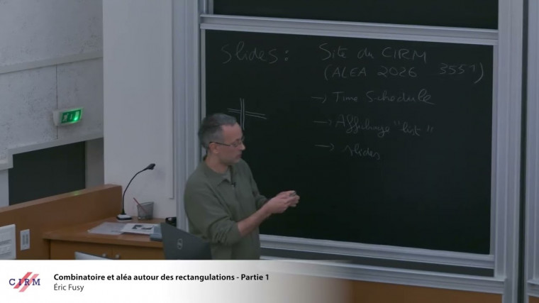 Combinatoire et aléa autour des rectangulations - lecture 1