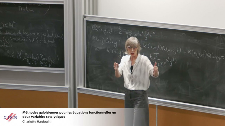 Méthodes galoisiennes pour les équations fonctionnelles en deux variables catalytiques