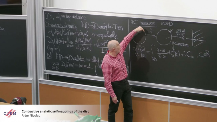 Contractive analytic selfmappings of the disc