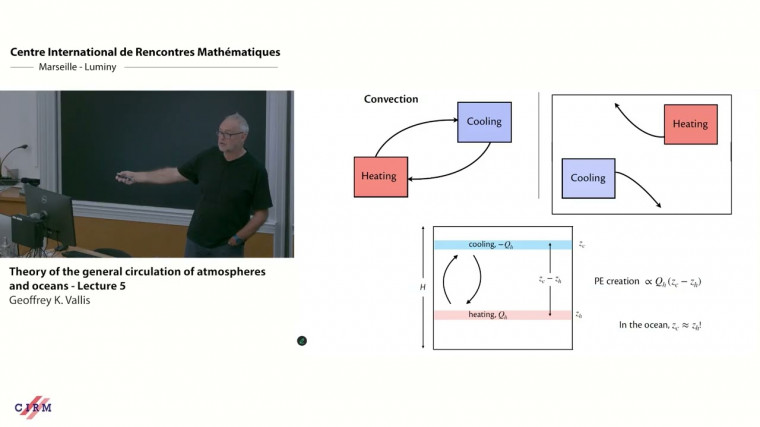 The theory of general circulation of atmospheres and oceans - lecture 5