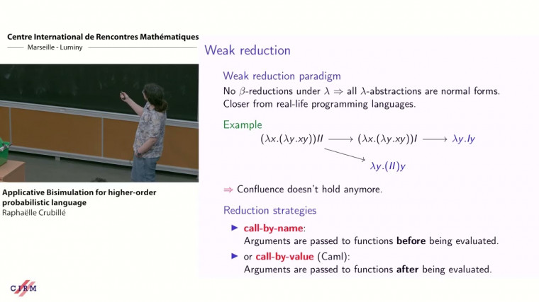 Applicative bisimulation for higher-order probabilistic languages